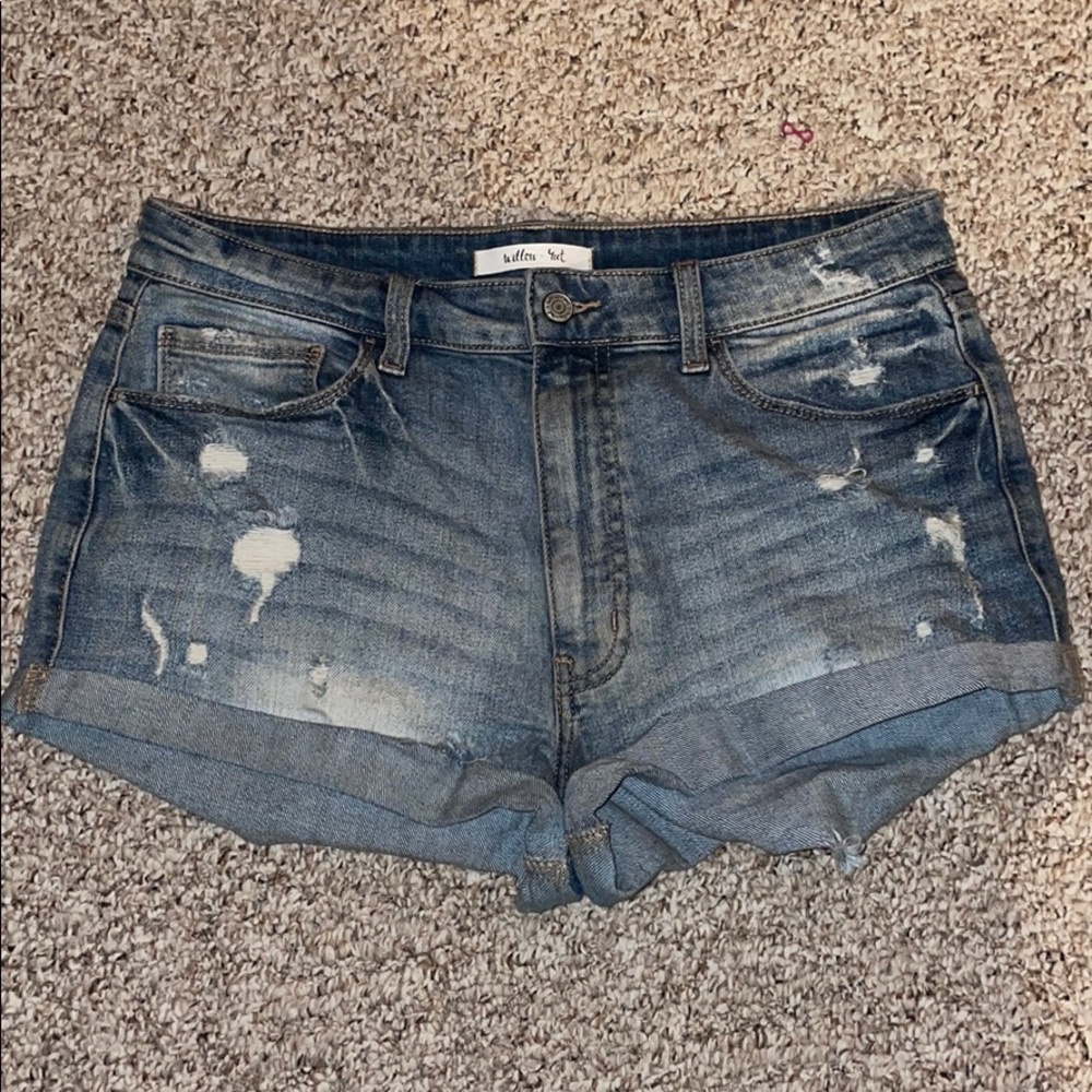 Willow+Root High Rise Jean Shorts